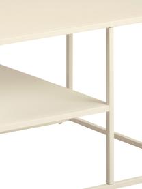 Table basse en métal Neptun, Métal, revêtement par poudre, Beige, larg. 90 x prof. 60 cm