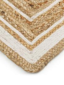 Ręcznie tkany dywan z juty Clover, 75% juta, 25% bawełna

Ten produkt został przetestowany pod kątem substancji szkodliwych i certyfikowany zgodnie z STANDARD 100 by OEKO-TEX®HOHENSTEIN HTTI, 16.HIN.79297., Brązowy, biały, S 80 x D 150 cm (Rozmiar XS)