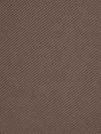 Canapé modulable 4 places brun foncé avec pouf Lena, Tissu brun foncé, larg. 284 x prof. 181 cm