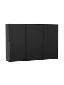 Armoire modulaire à portes coulissantes Leon, larg. 300 cm, plusieurs variantes, Noir, Basic Interior, larg. 300 x haut. 200 cm