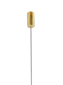 Grande suspension LED Gratia, Couleur dorée, blanc, larg. 90 x haut. 50 cm