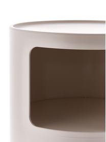 Caisson design 3 modules Componibili Bio, 100 % biopolymère issu de matières premières renouvelables, Beige, mat, Ø 32 x haut. 59 cm