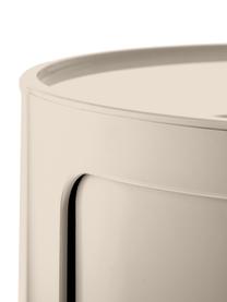 Design Container Componibili Bio, 3 Elemente, 100 % Biopolymer aus nachwachsenden Rohstoffen, Beige, matt, Ø 32 x H 59 cm