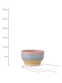 Handgemaakte schalen Safie met reactief glazuur, 4 stuks, Keramiek, Rozetinten, lila tinten, geel, Ø 12 x H 7 cm