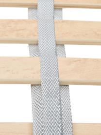 Lattenrost Comfort Plus, Rahmen: Schichtholz, Metall, Leisten: Federholzleisten mit Wurz, Mittelgurt: Kunstfaser, Kappen: Kunststoff, Hellbraun, 140 x 200 cm