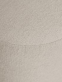 Tabouret tissu bouclé gris Yves, Gris, larg. 43 x haut. 47 cm