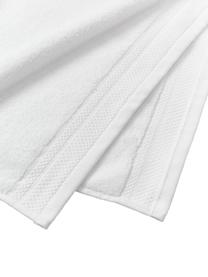 Komplet ręczników z bawełny organicznej Premium , 3 elem., Biały, Komplet z różnymi rozmiarami
