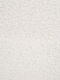 Plyšová taburetka Daisy, Krémovobiela, Ø 54 x V 38 cm