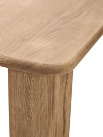 Table basse bois de chêne Didi, Bois de chêne massif, huilé, Brun, larg. 90 x haut. 35 cm