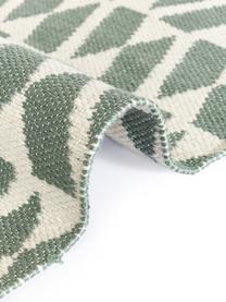 In- & Outdoor-Teppich Bogota, 100 % Polyester, GRS-zertifiziert
 
Das in diesem Produkt verwendete Material ist Schadstoff geprüft und zertifiziert nach STANDARD 100 by OEKO-TEX®, 21.HIN.56576, Hohenstein HTTI., Grün, Cremeweiß, B 80 x L 150 cm (Größe XS)