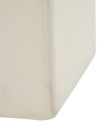 Pouf contenitore in velluto beige Winou, Rivestimento: velluto (poliestere) Il r, Velluto beige, Larg. 50 x Alt. 48 cm