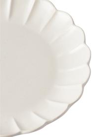 Platos llanos Sabina, 4 uds., Gres, Blanco, Ø 27 cm