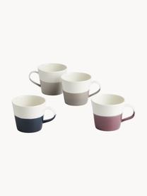 Sada porcelánových hrnků Coffee Studio, 4 díly, Porcelán, Více barev, Ø 10 cm, V 11 cm, 560 ml