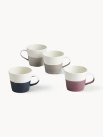 Súprava šálok z porcelánu Coffee Studio, 4 diely, Porcelán, Viacfarebná, Ø 10 x V 11 cm, 560 ml