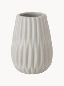 Petits vases en grès cérame Wilma, 3 élém., Grès cérame, Gris clair, rose pâle, blanc cassé, Lot de différentes tailles