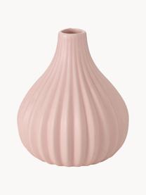 Kleine Vasen Wilma aus Steingut, 3er-Set, Steingut, Hellgrau, Hellrosa, Off White, Set mit verschiedenen Größen