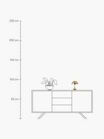 Mobile dimmbare LED-Tischlampe Panthella, H 24 cm, Kunststoff, Kunststoff Goldfarben, Ø 16 x H 24 cm