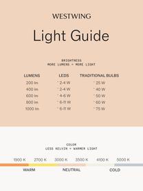 Mobile dimmbare LED-Tischlampe Panthella, H 24 cm, Kunststoff, Kunststoff Goldfarben, Ø 16 x H 24 cm