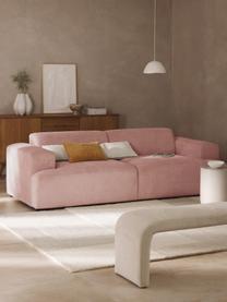 Cord-Sofa Melva (3-Sitzer), Bezug: Cord (92% Polyester, 8% P, Gestell: Massives Kiefernholz, Spa, Cord Altrosa, B 238 x T 101 cm