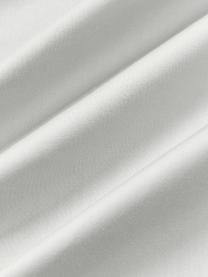 Drap plat en satin de coton Comfort, Gris clair, larg. 240 x long. 280 cm