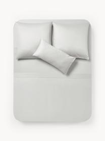 Baumwollsatin-Bettlaken Comfort, Webart: Satin Fadendichte 250 TC,, Hellgrau, B 240 x L 280 cm