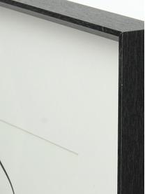 Fotolijstje Apatite, Gecoat hout, Zwart, 40 x 50 cm