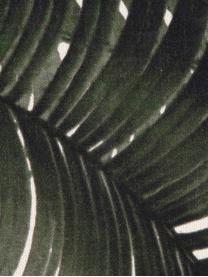 Funda de cojín Palmeira, 100% algodón, Verde oscuro, beige, An 40 x L 40 cm