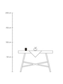 Solar outdoor tafellamp Eniny, Lamp: gecoat staal, Zwart, Ø 12 x H 13 cm