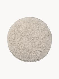 Pouf pour enfant fait main Chill, Tissu beige clair, Ø 50 x haut. 20 cm