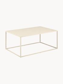 Table basse en métal Neptun, Métal, revêtement par poudre, Beige, larg. 90 x prof. 60 cm