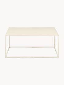 Table basse en métal Neptun, Métal, revêtement par poudre, Beige, larg. 90 x prof. 60 cm