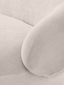 Sofa Alba (4-Sitzer), Bezug: 97 % Polyester, 3 % Nylon, Gestell: Massives Fichtenholz, Bir, Webstoff Cremeweiss, B 326 x T 112 cm