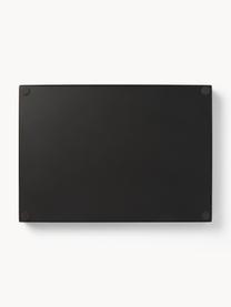 Deko-Tablett Carina mit Wiener Geflecht, Ablagefläche: Rattan, Rand: Mitteldichte Holzfaserpla, Schwarz, B 35 x T 25 cm