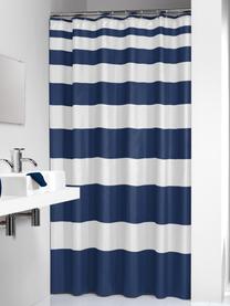 Cortina de baño Nautica, 100% poliéster
Repelente al agua, no impermeable, Azul, blanco, An 180 x L 200