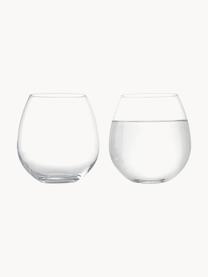 Bicchieri Premium 2 pz, Vetro senza piombo, Trasparente, Ø 10 x Alt. 11 cm, 520 ml
