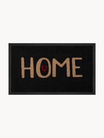 Paillasson en polyamide Lovely Home, Noir, beige, rouge, larg. 45 x long. 75 cm