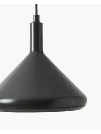 Lámpara de techo LED Alva, Cable: cubierto en tela, Gris antracita, Ø 24 x Al 150 cm
