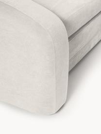 Sofá cama Eliot (2 plazas), Tapizado: 88% poliéster, 12% nylon , Patas: plástico, Tejido blanco crema, An 180 x F 100 cm