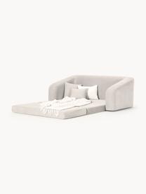 Sofá cama Eliot (2 plazas), Tapizado: 88% poliéster, 12% nylon , Patas: plástico, Tejido blanco crema, An 180 x F 100 cm