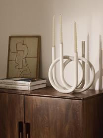 Candelabro Naia, Metal recubierto, Blanco, An 35 x Al 38 cm