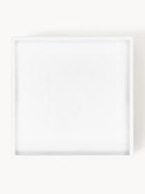 Hochglanz-Tablett Hayley, B 30 cm, Tablett: Mitteldichte Holzfaserpla, Unterseite: Samtbezug, Weiß, B 30 x T 30 cm
