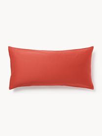 Poszewka na poduszkę z satyny bawełnianej Comfort, Rdzawoczerwony, S 40 x D 80 cm