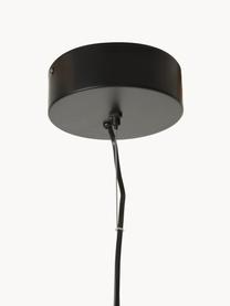 Grande suspension LED Gratia, Noir, blanc, larg. 90 x haut. 90 cm