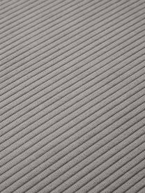 Sofa-Hocker Lennon aus Cord, Bezug: Cord (92 % Polyester, 8 %, Gestell: Massives Kiefernholz FSC-, Füße: Kunststoff Die Füße befin, Cord Hellgrau, B 88 x T 88 cm