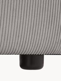 Reposapiés puf de pana Lennon, Tapizado: pana (92% poliéster, 8% p, Estructura: madera de pino y abeto ma, Patas: plástico. Este producto e, Pana gris, An 88 x F 88 cm