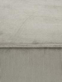 Podnožka z menčestru Lennon, Menčestrová sivá, Š 88 x H 88 cm