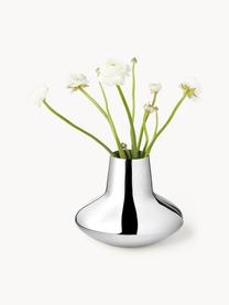 Váza z nerezové oceli Henning Koppel, V 19 cm, Nerezová ocel, leštěná, Stříbrná, vysoce leštěná, Ø 23 cm, V 19 cm