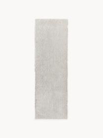 Loper Leighton, Bovenzijde: microvezels (100% polyest, Onderzijde: 70% polyester, 30% katoen, Lichtgrijs, B 80 x L 250 cm