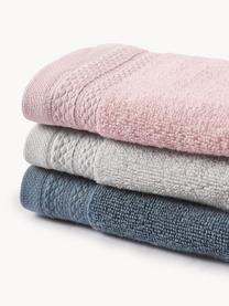 Ręcznik z bawełny organicznej Premium, różne rozmiary, Jasny szary, Ręcznik do rąk, S 50 x D 100 cm, 2 szt.
