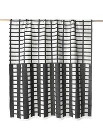 Copriletto in cotone Contemporary, 100% cotone, Nero, bianco, Larg. 130 x Lung. 180 cm